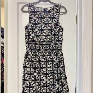 New, Black and Cream Floral Mini Dress, yes! It has pockets!